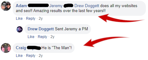 Adam FB comment testify Jeremy