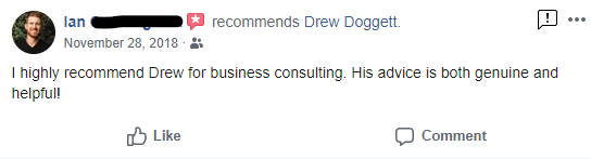 Ian recommends Drew